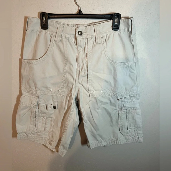 Men’s Sperry Cream Color Cargo Shorts Size 32 - Picture 1 of 6